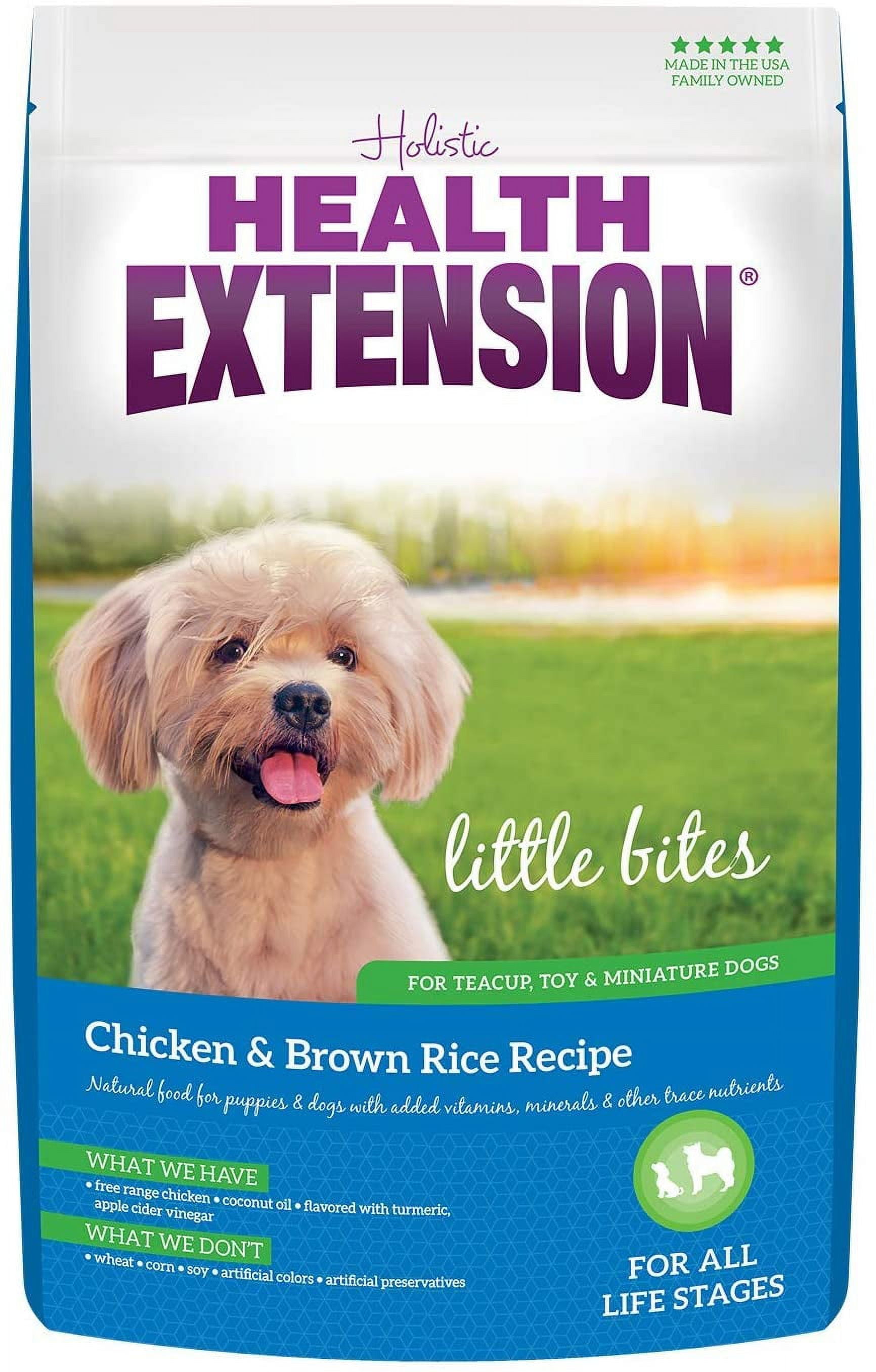 Health Extension Little Bites Chicken & Brown Rice Recipe Dry Dog Food