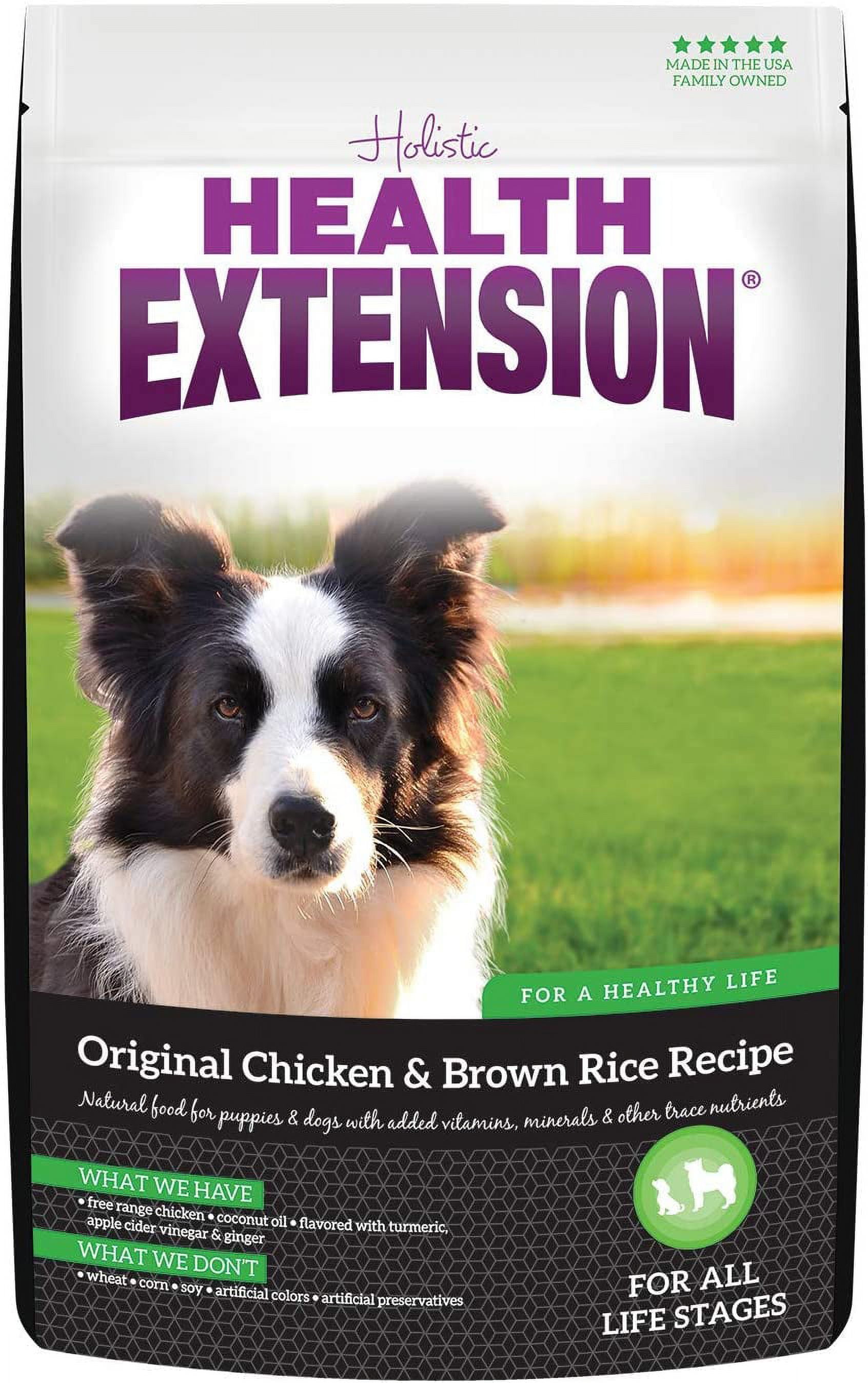 Health Extension 4-lb Chicken & Brown Rice Dry Dog Food with Probiotics