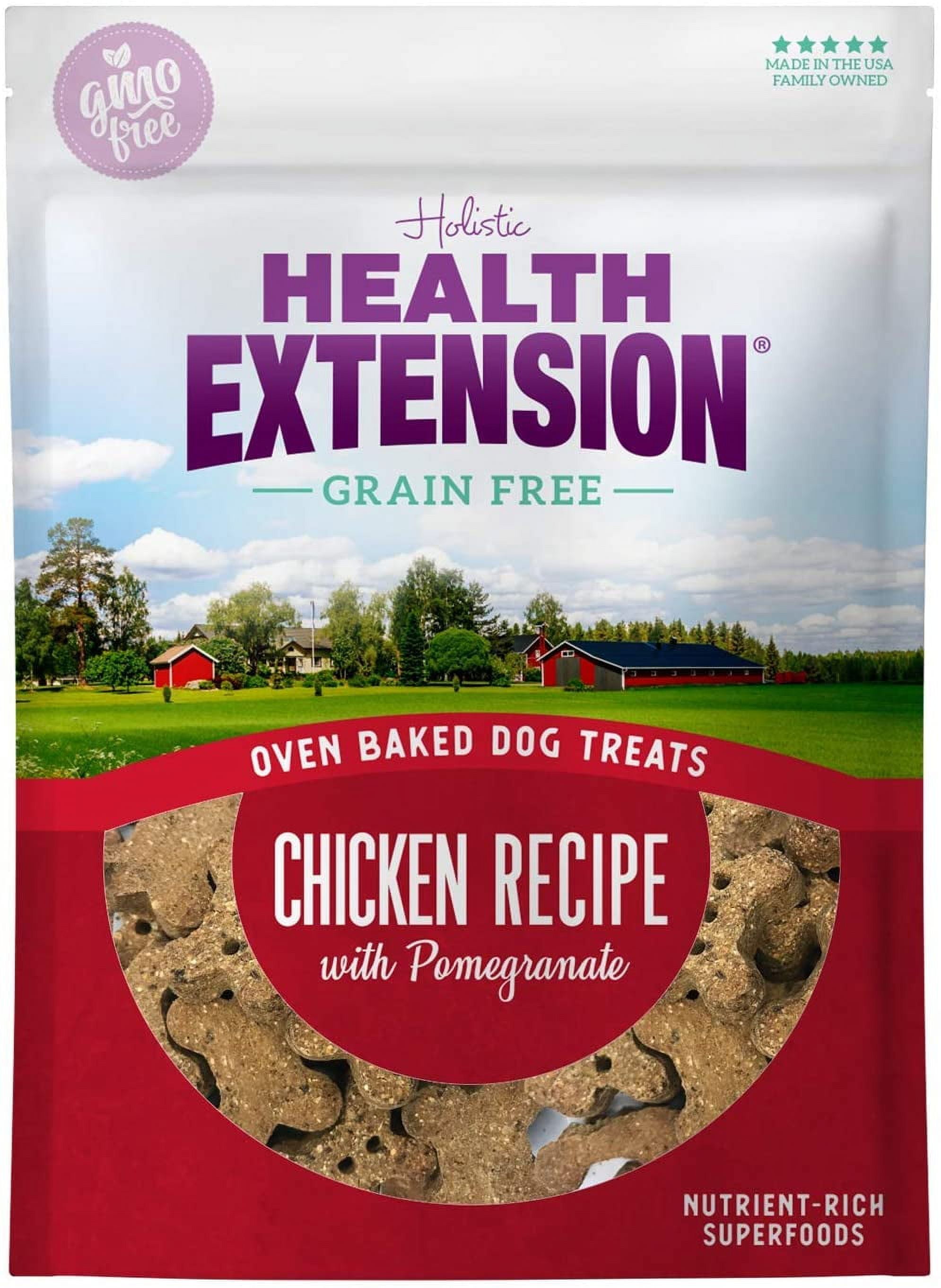 Health Extension Oven Baked Dog Treats Chicken with Pomegranate Health Extension Oven Baked Dog Treats Chicken with Pomegranate