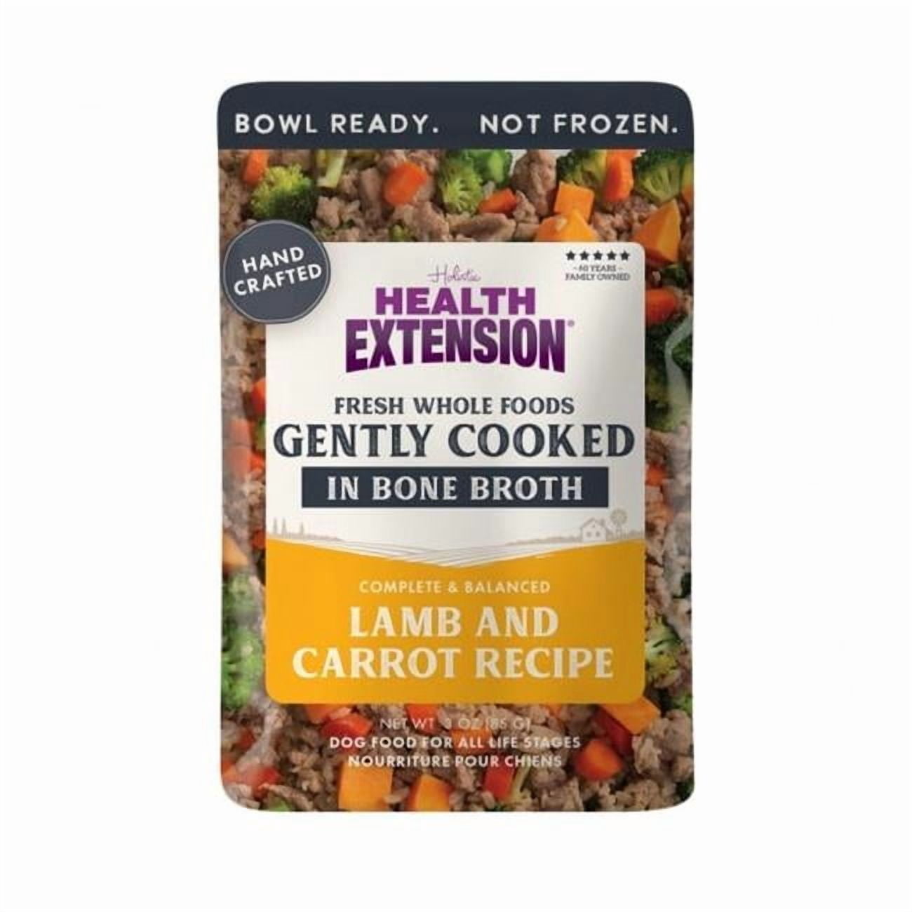 Health Extension Pet Care 111639 3 oz Gently Cooked Lamb & Carrot ...