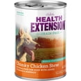 thumbnail image 1 of Health Extension Wet Dog Food Chunky Chicken Stew Recipe (12.5Oz) | Added Vitamins & Minerals | 100% Satisfaction Guaranteed | For Sensitive Stomachs, 1 of 9