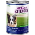 thumbnail image 1 of Health Extension Wet Dog Food Turkey Entrée Grain-In Recipe (12.5 Oz)| All Life Stages | For Sensitive Stomach | Non GMO | 100% Satisfaction Guaranteed, 1 of 8