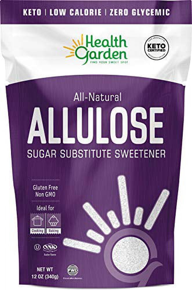 Health Garden Allulose Sugar Substitute, Non-GMO Keto Friendly Gluten-Free, 12 oz