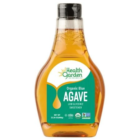Health Garden Blue Agave Natural Sweetener, Low Glycemic Sugar Substitute, 11.64 oz