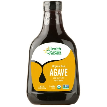 Health Garden Organic Raw Agave Natural Sweetener, Low Glycemic, 46 oz