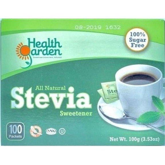 Health Garden Stevia All Natural Sweetener 100 Count