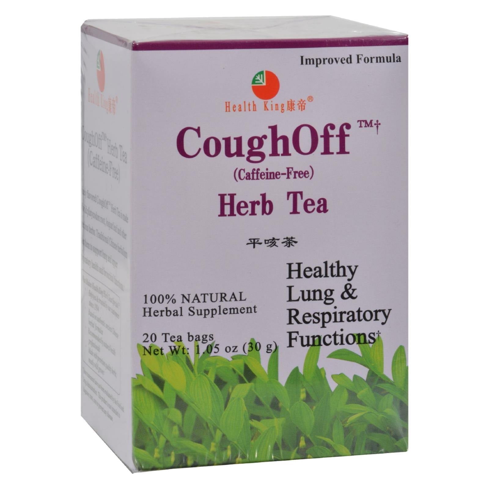 Health King Cough-Off Herb Tea - 20 Tea Bags - Walmart.com