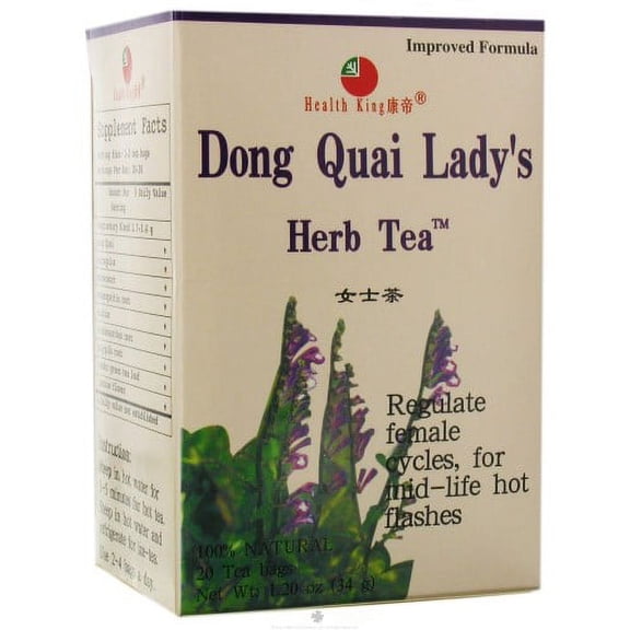 Health King Don Quai Ladys Tea, 20 Ct