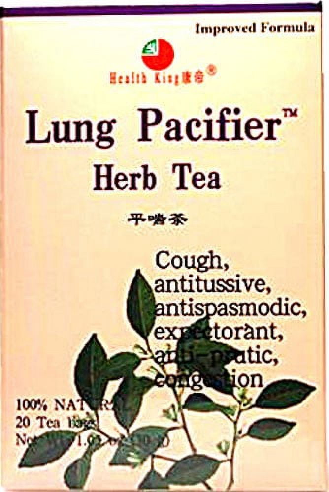 Health King Lung Pacifier Herb Tea 20 Tea Bags - Walmart.com
