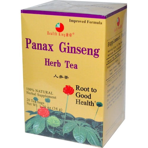 Health King Panax Ginseng Tea, 20 Ct - Walmart.com