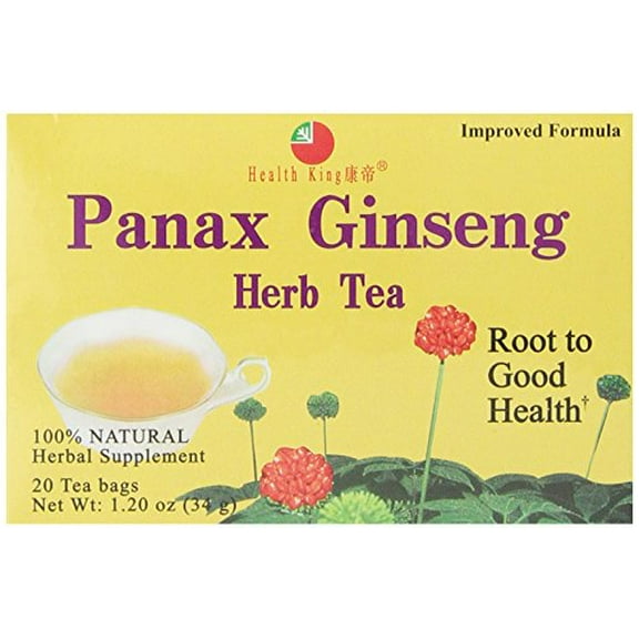 Health King Panax Ginseng Tea, 20 Ct