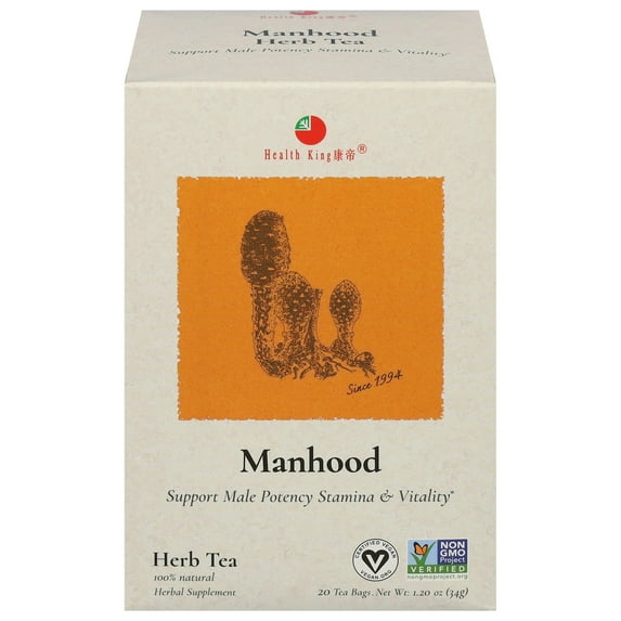 Health King Tea Tea Herb Manhood (Pack of 12)