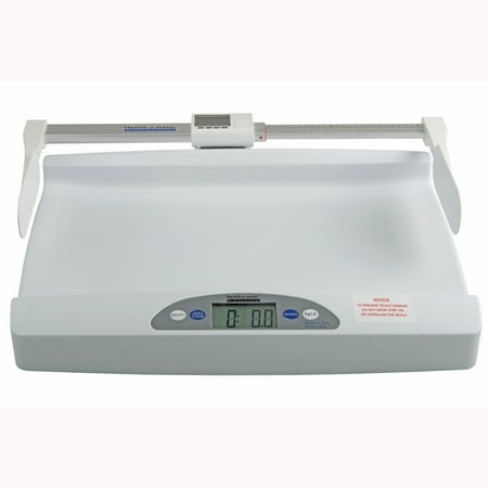 Health O Meter 553KLCT-EHR Scale with Digital Height Rod & Rolling Cart