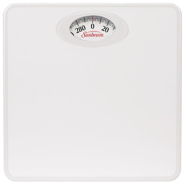 Health O Meter Compact Dial Bathroom Scale, White 