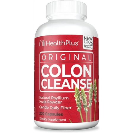 Health Plus Colon Cleanse Digestive Support, 200 Capsules, 33 Servings