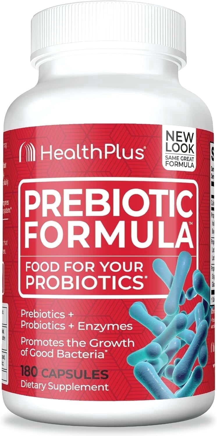 Health Plus Prebiotic Formula, 180 Capsules, 60 Servings