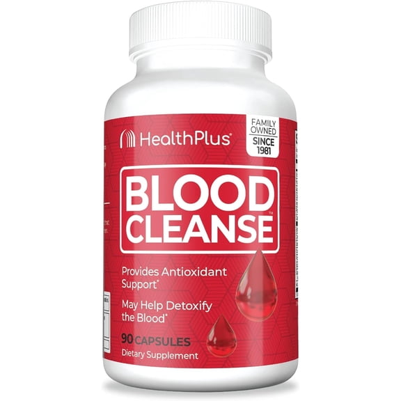 Health Plus Super Blood Cleanse, 90 Capsules, 45 Servings