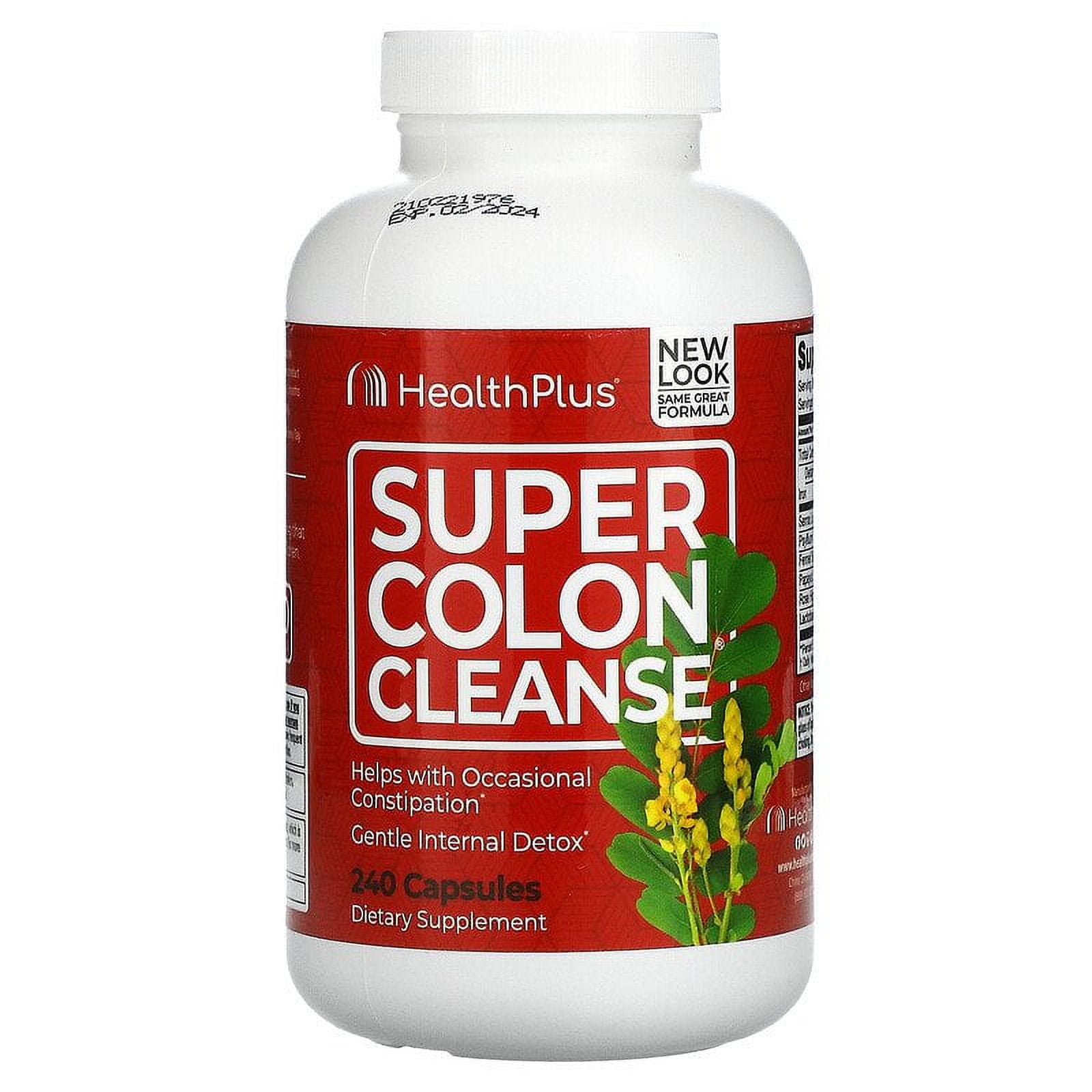 Health Plus, Super Colon Cleanse, 240 Capsules (Pack of 1)