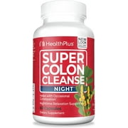 Health Plus Super Colon Cleanse Night Formula, 60 Capsules, 30 Servings