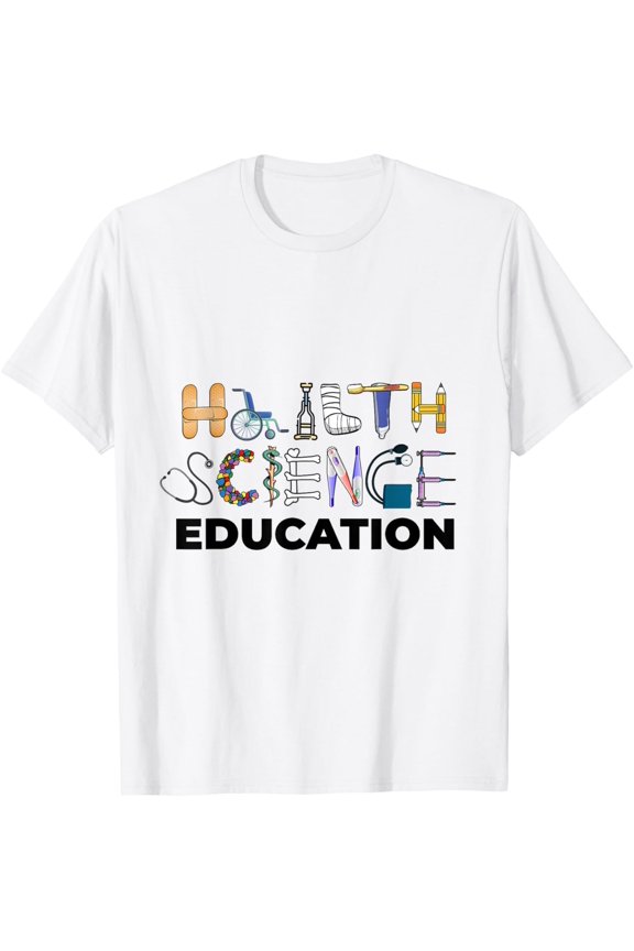 Health Science Education Back To School Study T-Shirt