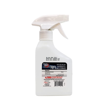 Health Smart 70% Isopropyl Alchohol Multipurpose Spray 10 Ounce