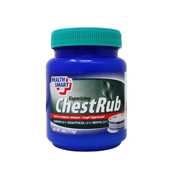 Health Smart Vaporizing Chest Rub, Soothing Relief for Cough & Congestion, 4 Ounce