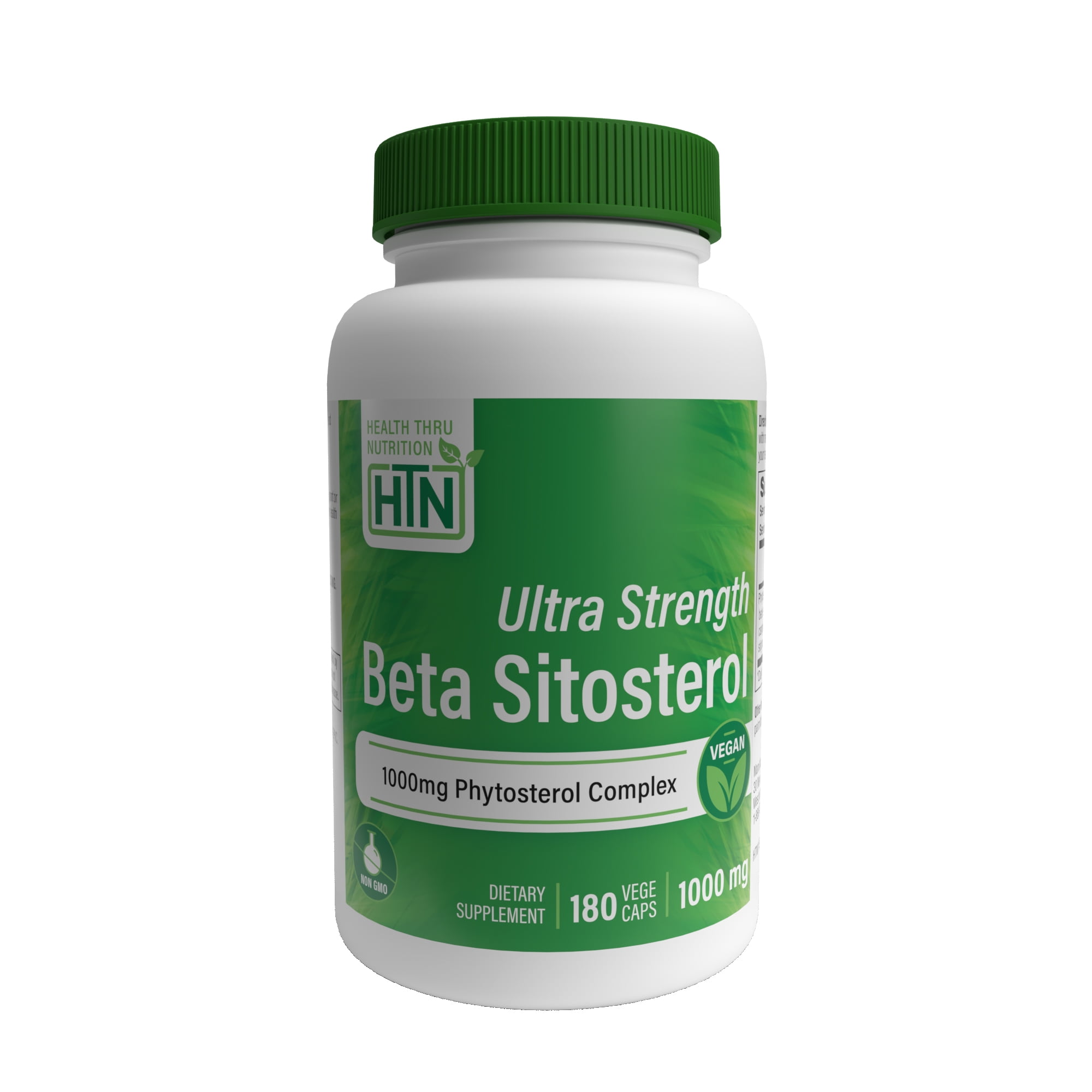 Health Thru Nutrition Beta Sitosterol | 1,000mg Phytosterols | Non-GMO ...
