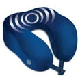 thumbnail image 1 of Health Touch Memory Foam Neck Massager, Ultra Soft, 12” U-Shaped Pillow - Blue Color for Gift Set, 1 of 5