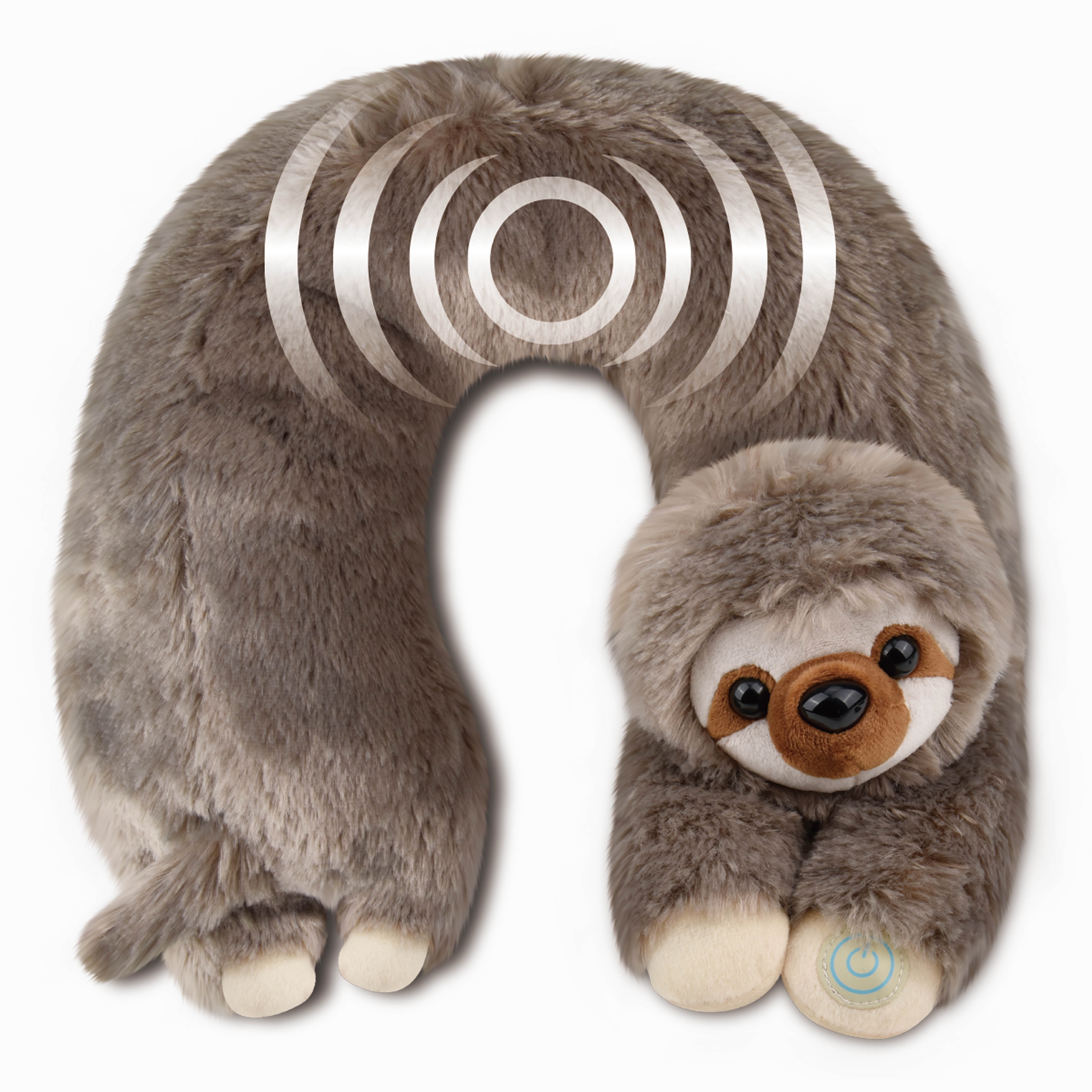 Health Touch Neck Massaging Massager Gift with Relaxing Vibration- Sloth