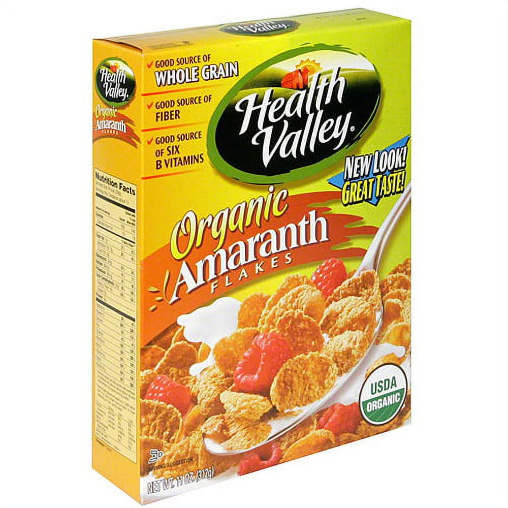 Health Valley Amaranth Flakes Cereal, 12.65 oz (Pack of 6)