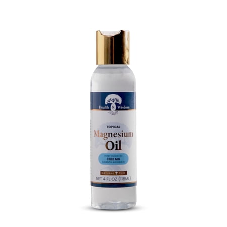 Health and Wisdom - Magnesium Oil USP- 4 fl. oz.