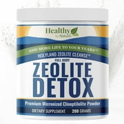 Healthy by Nature HolyLand Zeolite Cleanse Body Detox Powder for Immune Support and Gut Health, 7.05 oz 200 g