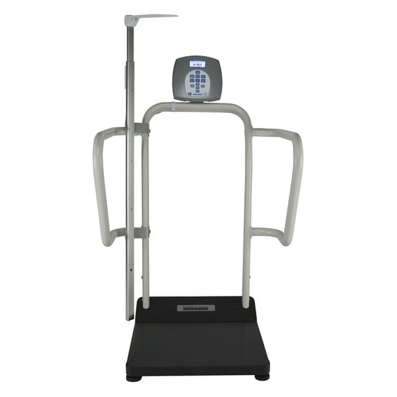 Health o meter 1100KL-EHR Digital Platform Scale with Digital Height Rod