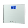 thumbnail image 1 of Health o meter Extra Wide Digital Scale, 440 lbs Capacity, Backlit LCD Display, Glass Platform, Silver, 1 of 8