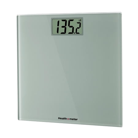 Health o meter High-Capacity Compact Digital Bathroom Scale, 500 lb. Capacity, Glass