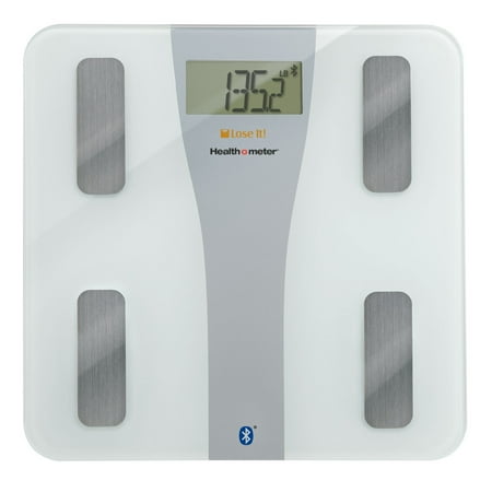 Health o meter Lose It! Bluetooth Glass Body Fat Scale for iPhone, (BFM147DQ-01)