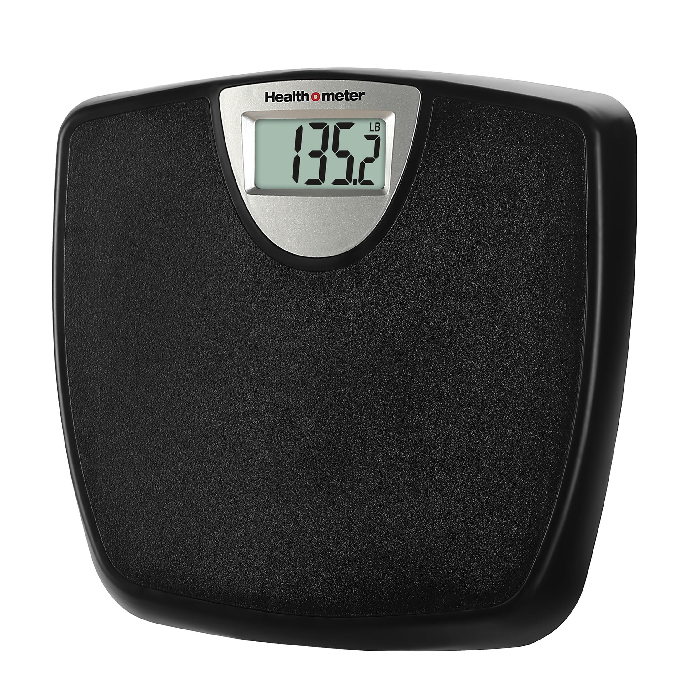 Health o meter Weight Tracking LCD Bathroom Scale Black 350lbs Capacity AAA Battery Powered Walmart