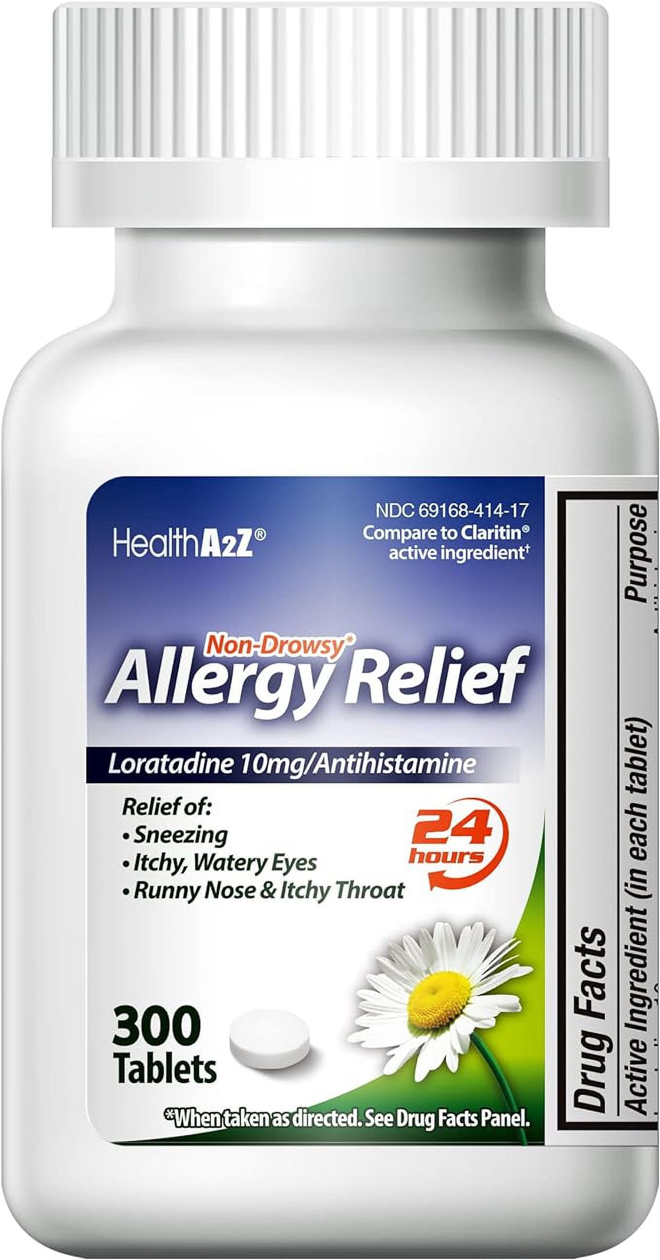 HealthA2Z® Allergy Relief Loratadine 10mg 300 Counts