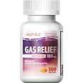 thumbnail image 1 of HealthA2Z Gas Relief Simethicone 180mg| Softgels for Gas Relief, 300 Count, 1 of 8
