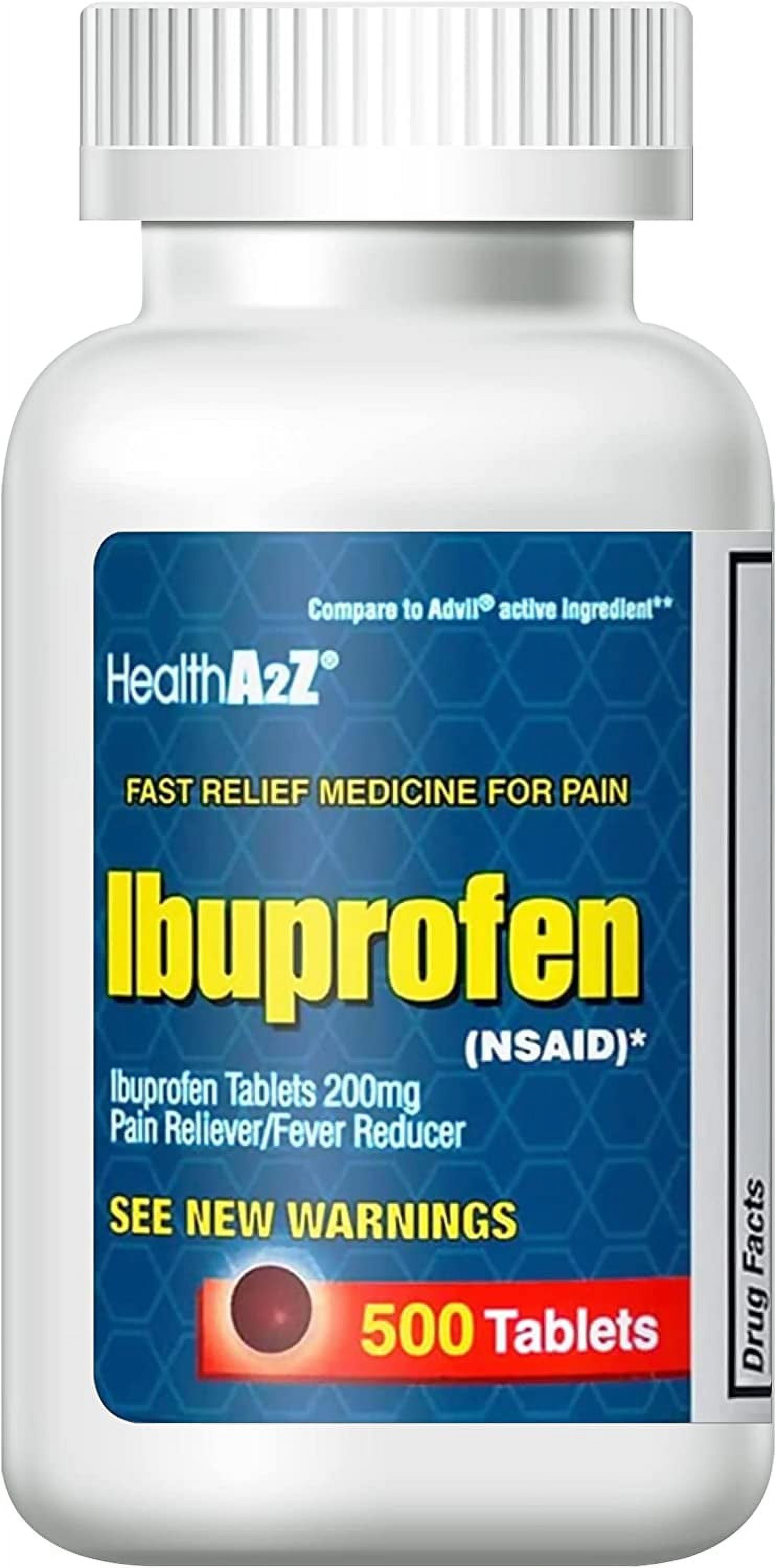Equate Ibuprofen Tablets, 200 mg, Twin Pack, 500 Count