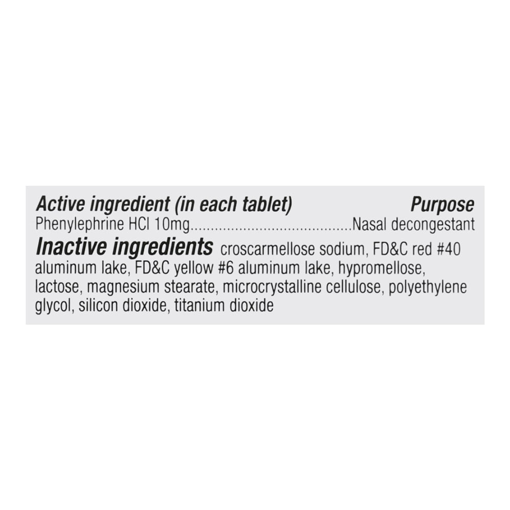 HealthA2Z Maximum Strength Decongestant PE - Non-Drowsy Nasal Congestion Relief, Phenylephrine HCl 10 mg, 24 Tablets (Pack of 2)  Description: HealthA2Z Maximum Strength Decongestant PE provides fast