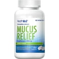 thumbnail image 1 of HealthA2Z® Mucus Relief | Guaifenesin 400mg| No Benzene | 300 Tablets | Immediate Release, Expectorant, 1 of 7