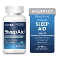 thumbnail interactive-video image 1 of HealthA2Z Sleep Aid, Diphenhydramine Softgels, 50mg, Supports Deeper, Restful Sleeping, Non Habit-Forming, 1 of 12