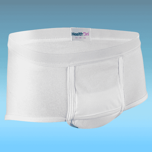 HealthDri™ Men’s Breathable Reusable Briefs – Heavy Absorbency