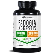 HealthFare Fadogia Agrestis Extract 600mg | 200 Vegan Capsules | Herbal Supplement for Strength, Vitality & Energy | Non-GMO, Gluten-Free | Made in USA