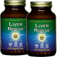 thumbnail image 1 of HealthForce SuperFoods Liver Rescue - Natural Liver Cleanse - Liver Health Formula with Milk Thistle & Dandelion Root - Gluten-Free & Vegan - 120 Capsules (Pack of 2), 1 of 2