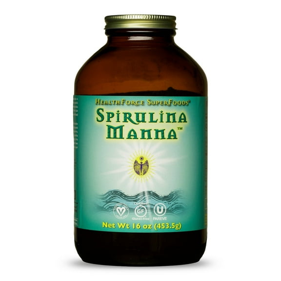 HealthForce SuperFoods Spirulina Manna - Powder - 16 Oz
