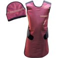 thumbnail image 1 of HealthGoodsIn - Lead Apron with Robust Hanger and Thyroid Sheild Set | 0.5mm Lead (pb) Equivalency Protection for Working with X-Ray Machine (Maroon), 1 of 4