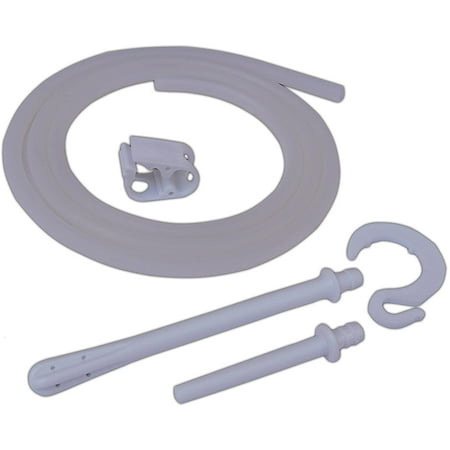 HealthGoodsIn - Platinum Cured Silicone Tube With Nozzle Set For 2 Quart Rubber Enema Bag