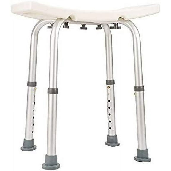 Bath Bench Shower Tub Bench without Back (white)